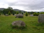 A stone circle just outside the city of Kenmare.
