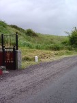 The marker places where Collins fell - only a few miles from where he was born.
