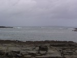 The Aran Island ferry heading into Doolin harbor.