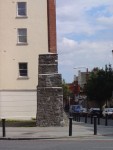 Dublin was a walled city. Here is part of the original wall.