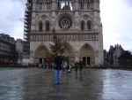 Seven people died in Paris from falling debri loosened by the high winds.