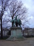Charlemagne - out front of Notre Dame.
