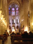 The altar at Notre Dame.