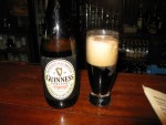 A large bottle of Guinness...the purists way of drinking Guinness.