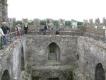 The Blarney stone is opposite.