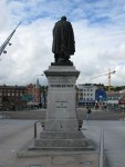 He obviously didn't get a statue for a job well done.