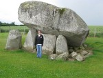 Weighing in at 150 metric tons, the capstone is believed to be the largest in Europe. 