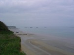 The artificial harbor at Arromanches, 'Port Winston'