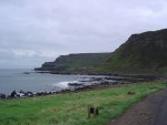 The Giants Causeway consists of approximately 40,000 polygonal basalt columns jutting into the sea beneath sheer cliffs that form a series of headlands and bays.