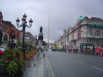 Looking askew up O'Connell Street.