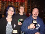 First pints in Dublin at the Porterhouse.
