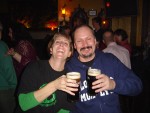 The pints are kicking in. Farrington's in Temple Bar.