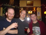 Our friend Paul (left) and Dave, who works at the Wenlock Arms.