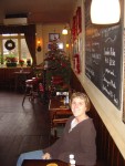 Waiting for the Fullers tour to start.