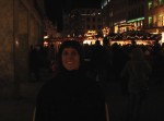 Merideth at the Marienplatz Christmas market