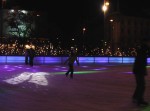 Ice skating at Karlsplatz