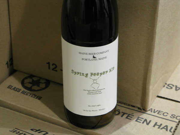 Bottle-conditioned Spring Peeper Ale